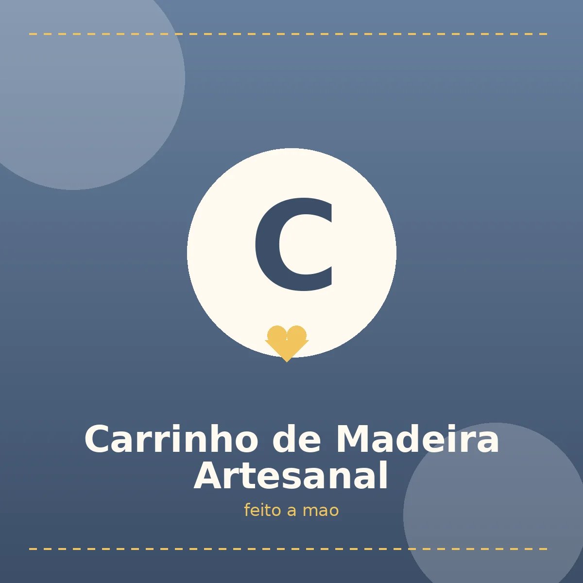 Carrinho de Madeira Artesanal