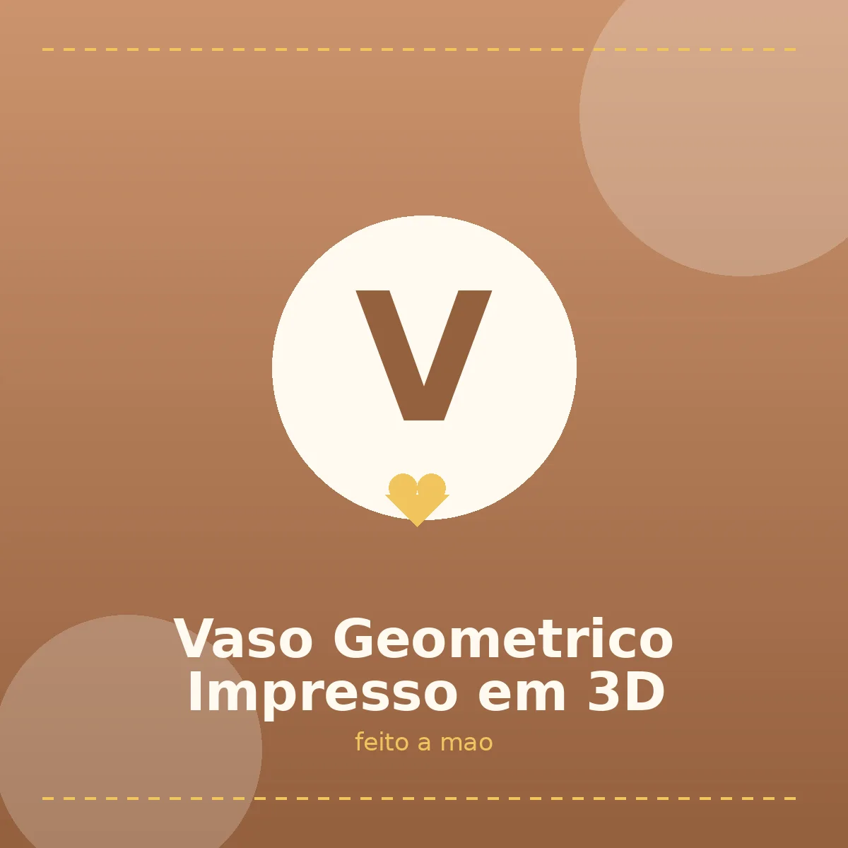 Vaso Geometrico Impresso em 3D - foto 2
