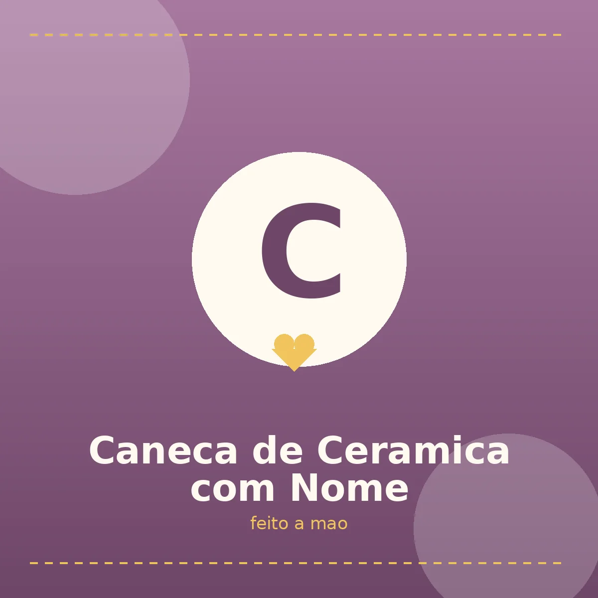 Caneca de Ceramica com Nome