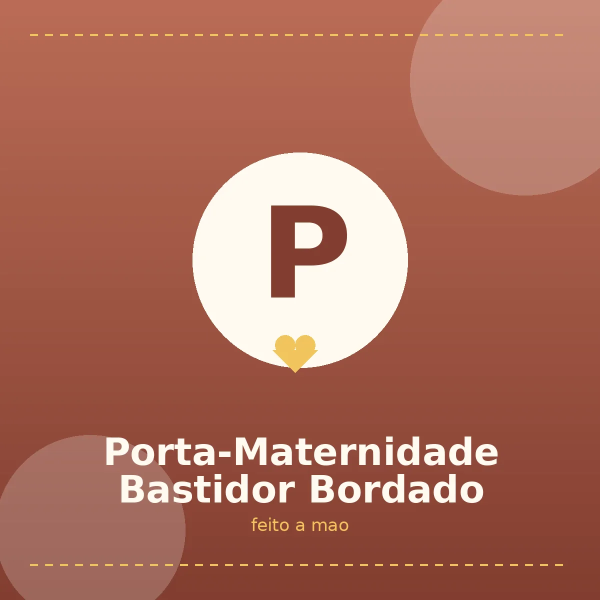 Porta-Maternidade Bastidor Bordado - foto 2