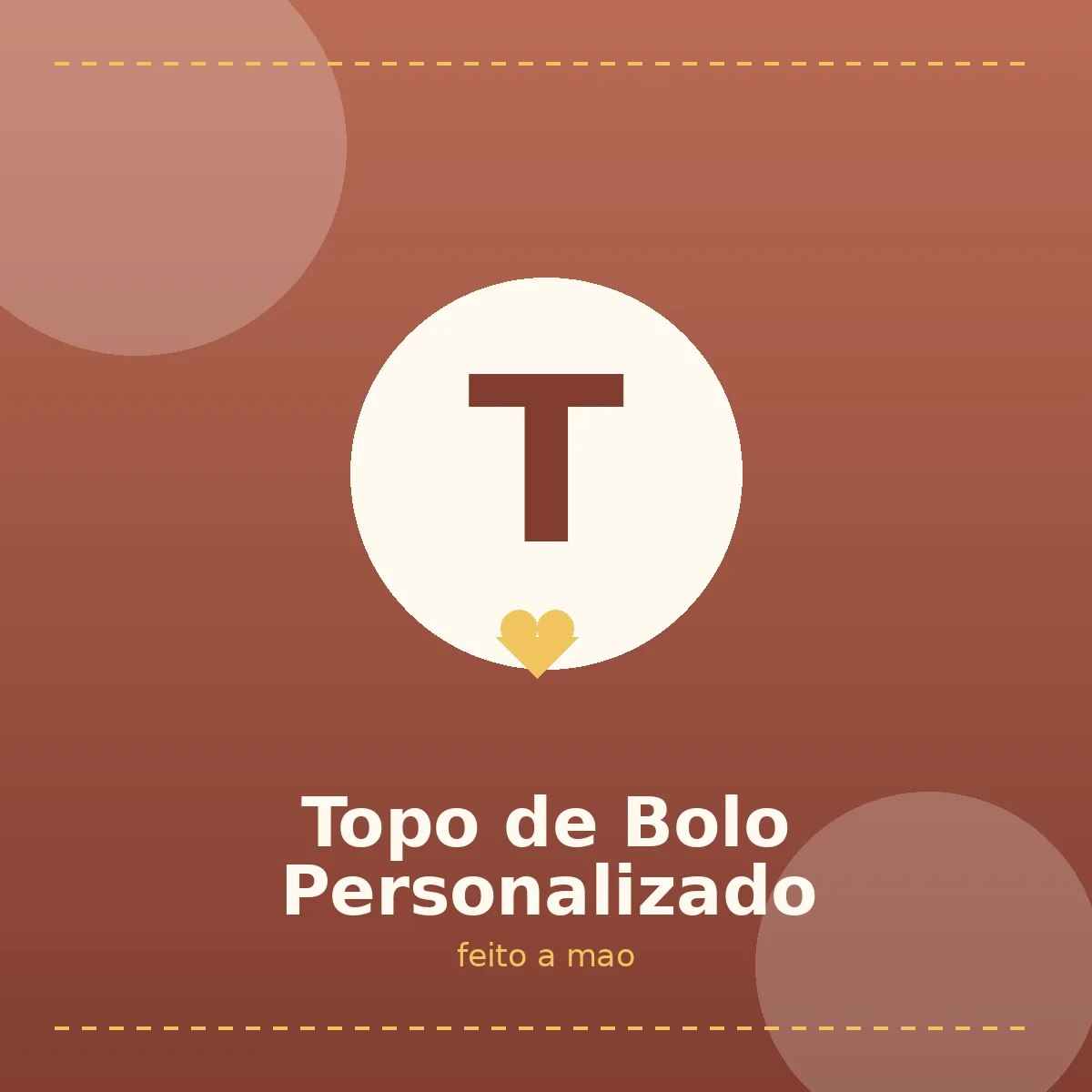 Topo de Bolo Personalizado