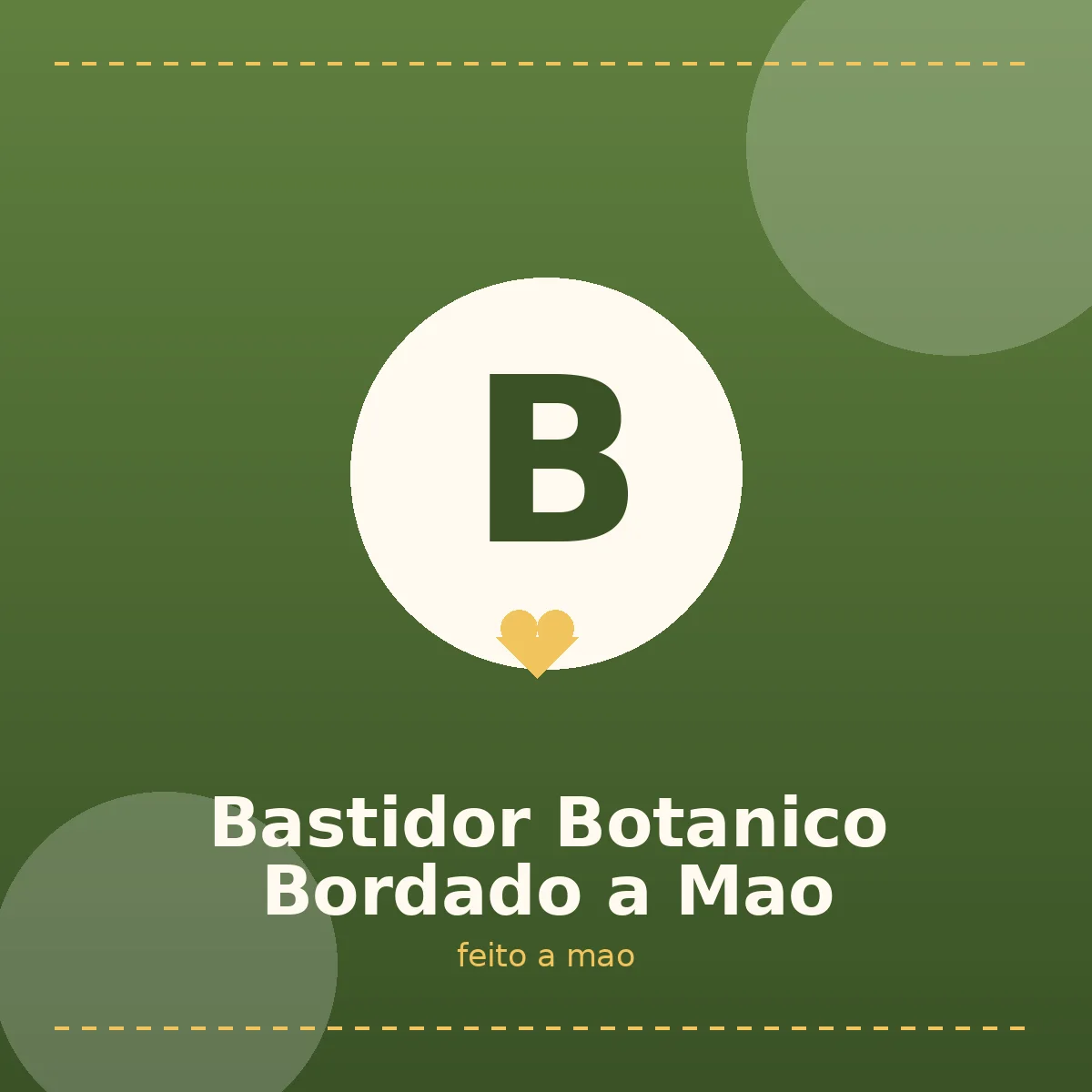 Bastidor Botanico Bordado a Mao - foto 2