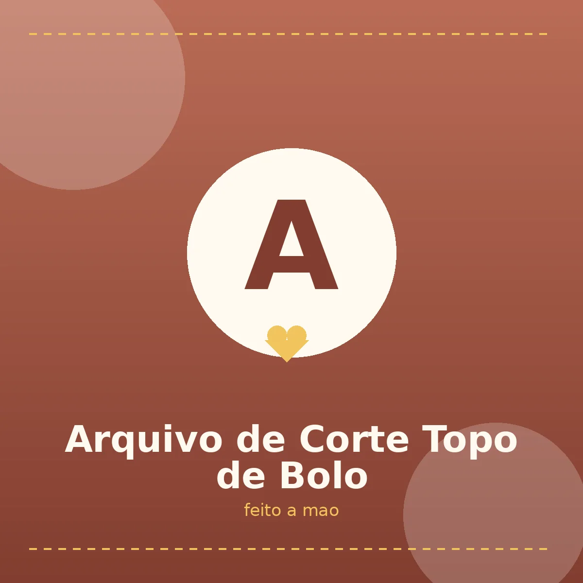 Arquivo de Corte Topo de Bolo